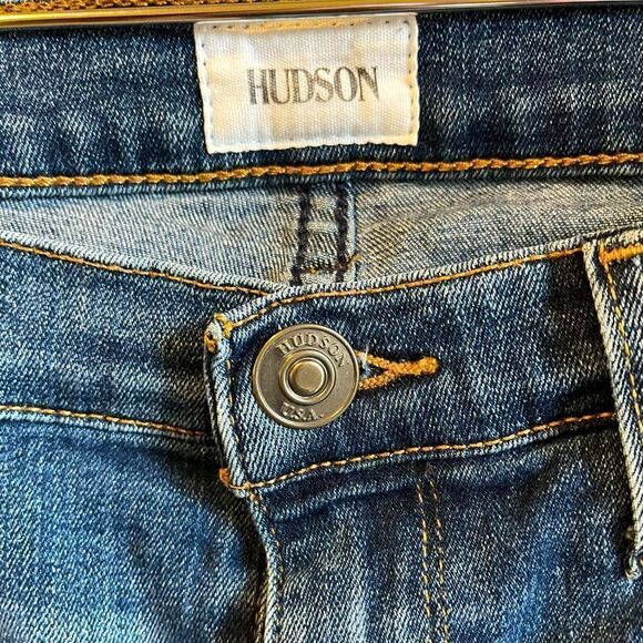 HUDSON JEANS | Krista Super Skinny Distressed Jeans (26) - Picture 5 of 5